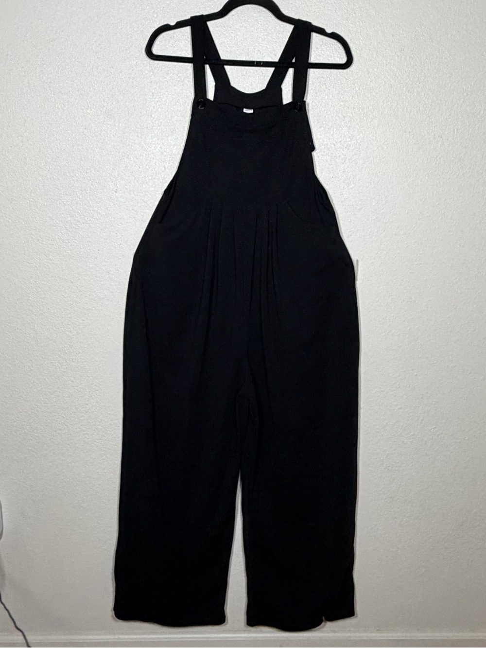 Halara Pockets Waffle Casual Overalls M Knit Wide Leg Cottagecore Earthy Relaxed